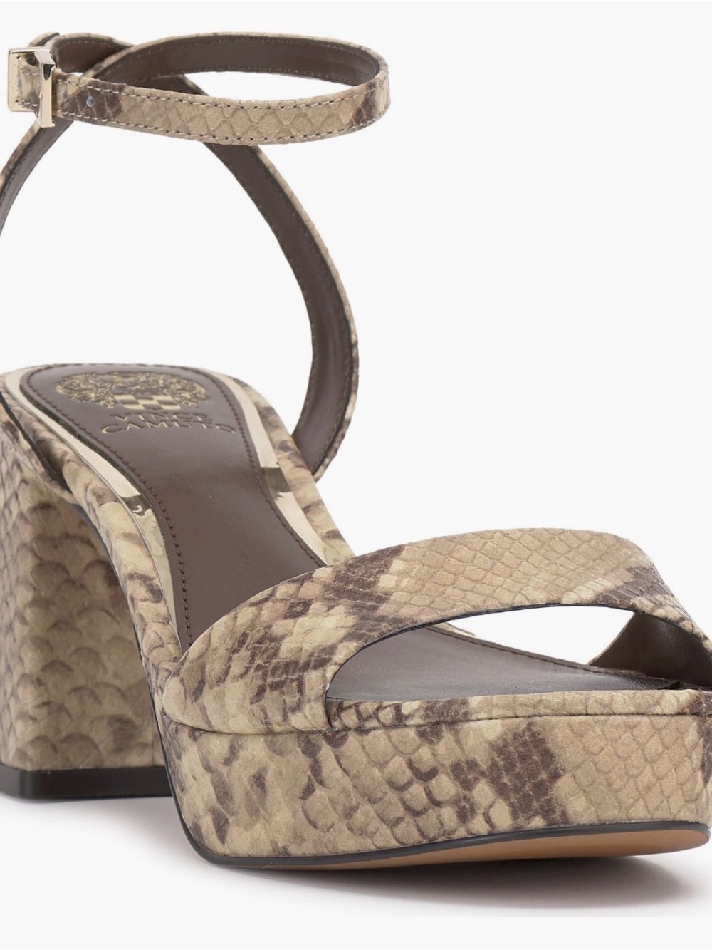 Vince Camuto platform sandle